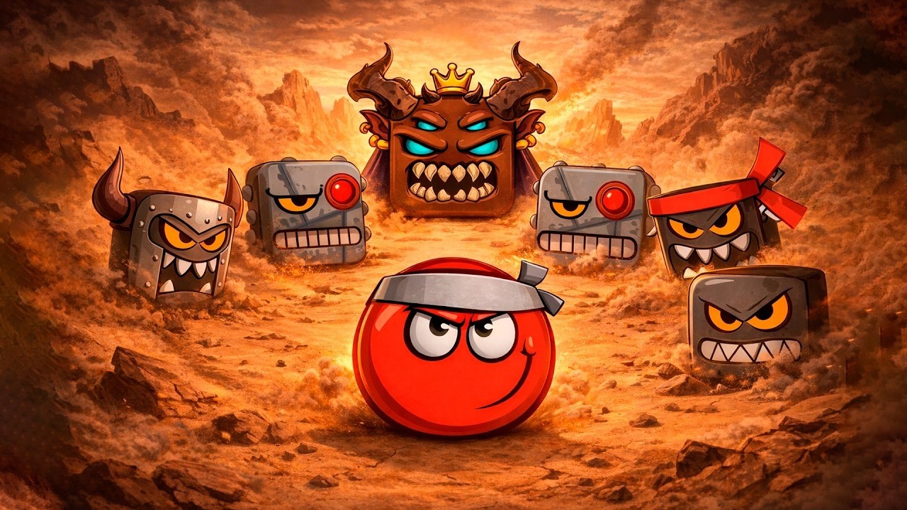 Red Ball 4  Animation 🟢 Live