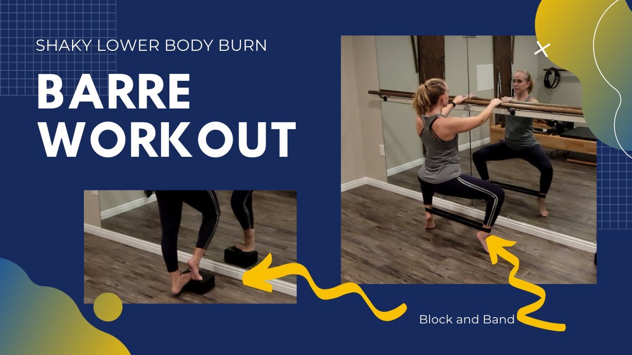 25 Minute Barre Workout | with yoga block and round loop band
