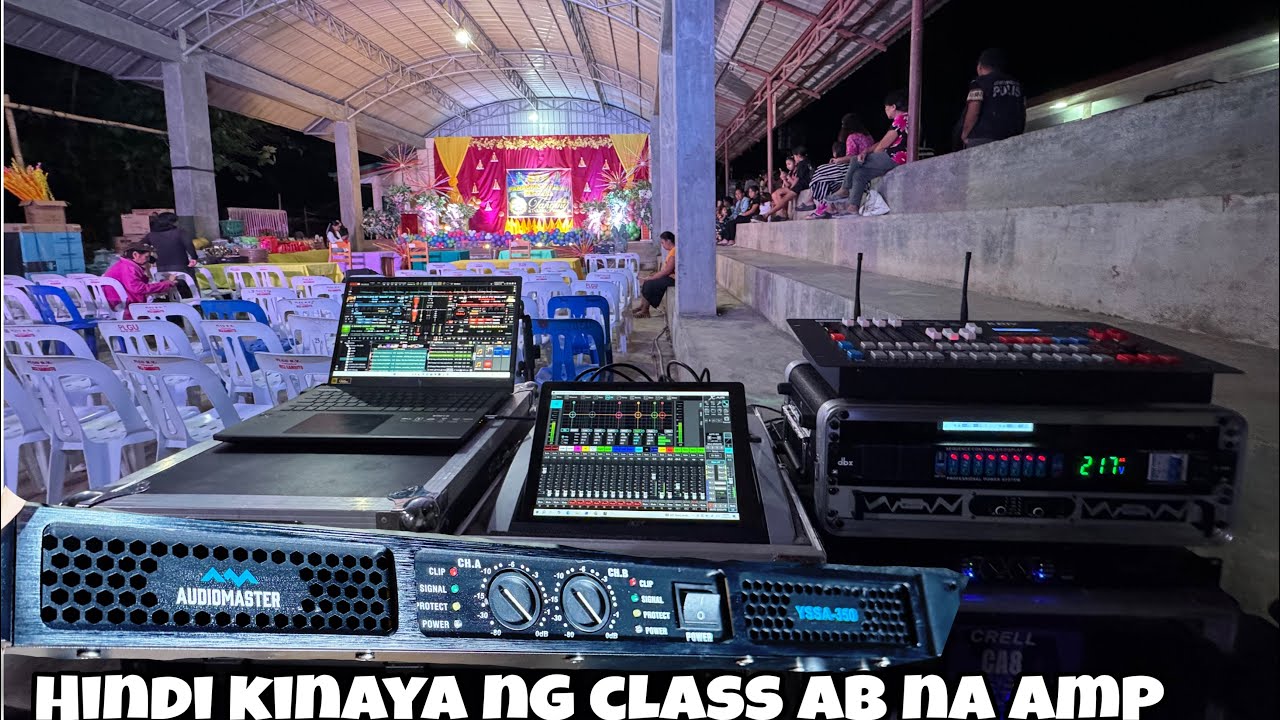 Hindi kinaya ng bagong amp pang sub pero napaka solid sa Line Array ang linis ng tunog
