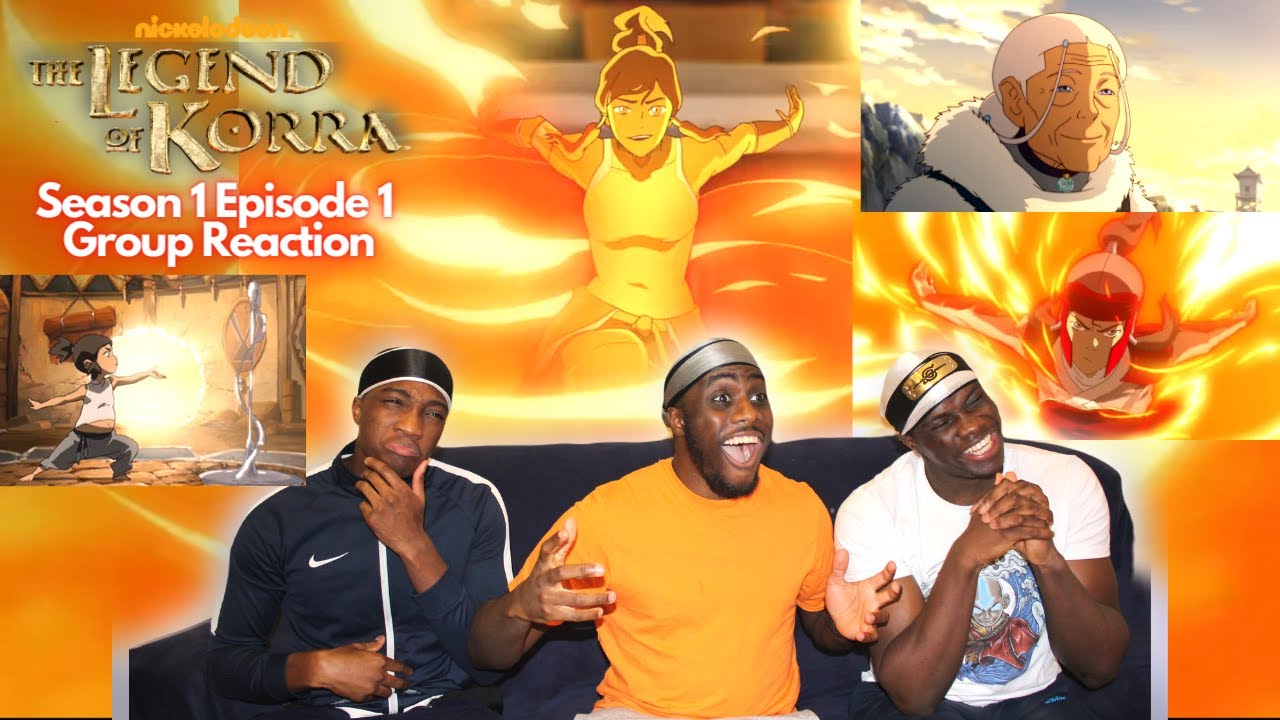 100% BLIND REACTION TO THE LEGEND OF KORRA BOOK 1 EPISODE 1!!  A NEW BEGINNING !!! GROUP REACTION