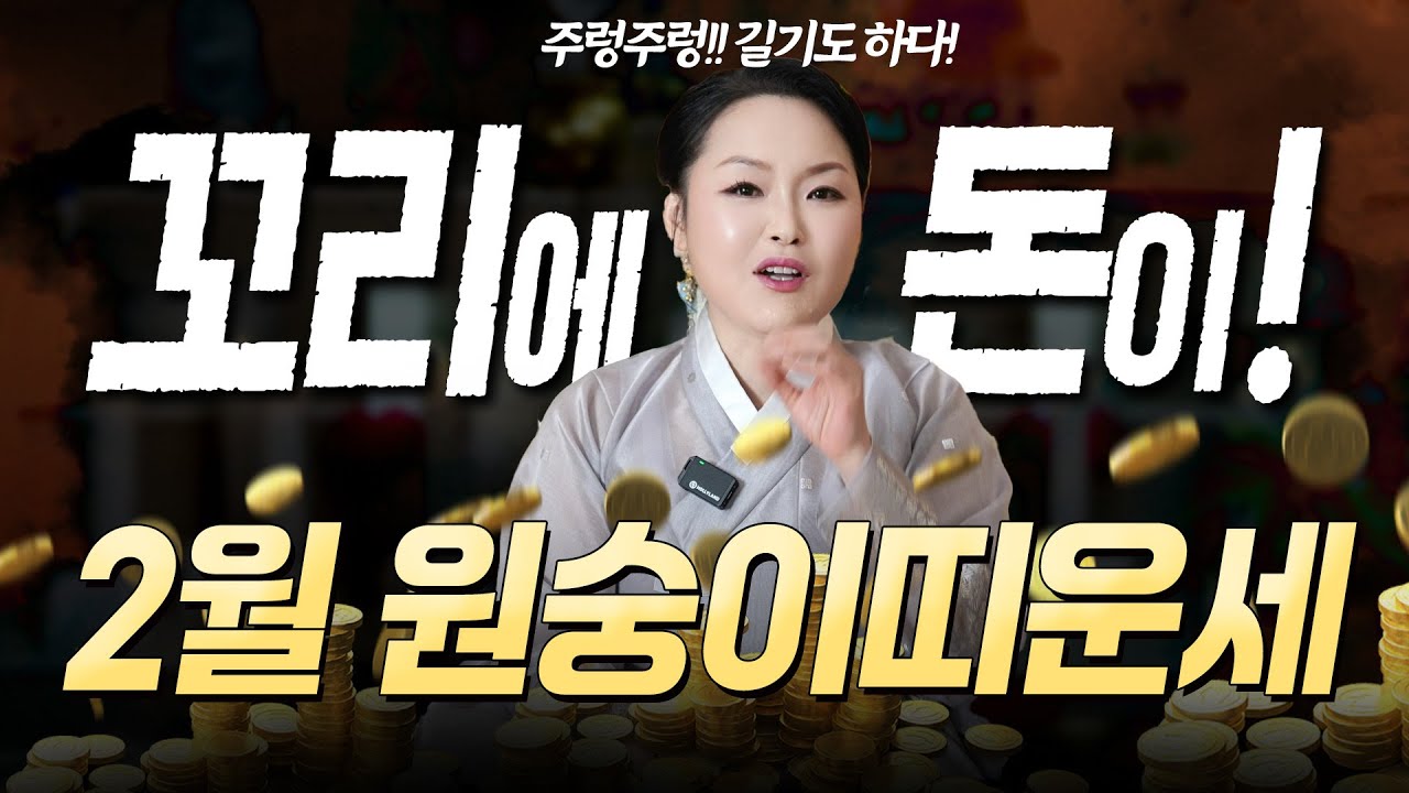 🔥2026년 2월 원숭이띠운세 🔥꼬리에 돈이 주렁주렁💸돈복에 문서운까지 콸콸 쏟아진다! ✨