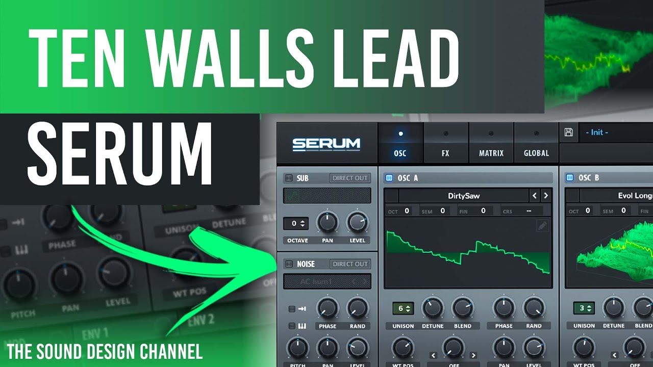 SERUM Tutorial | HUGE BRASS LEAD, Melodic House | Ten Walls - Walking With Elephants - Tutorial
