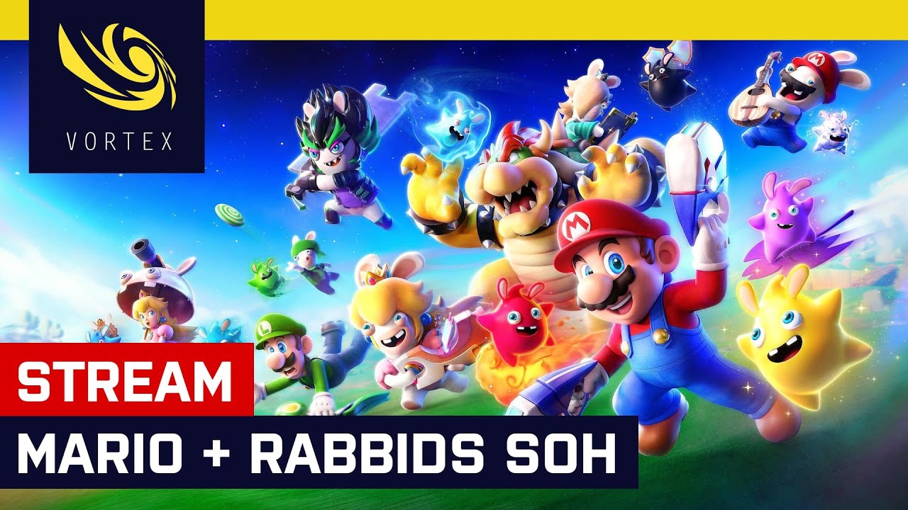 Hrajeme živě Mario + Rabbids Sparks of Hope. Po pěti letech se vrací králici a Mario