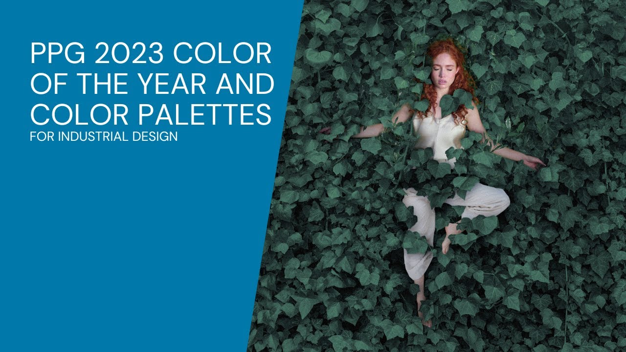 PPG 2023 Color of the Year and Color Palettes for Industrial Design