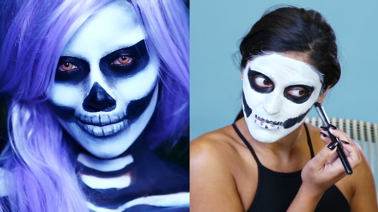 Beauty Newbies: Michelle Phan's Skeleton Makeup Look