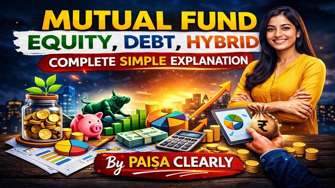 Mutual Fund Kitne Type Ke Hote Hain? Equity, Debt & Hybrid Explained with Risk Framework |