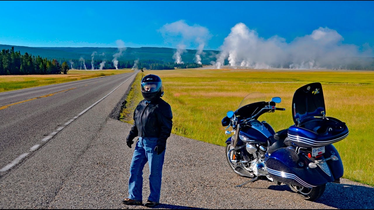 Yellowstone, Canyon Village to Old Faithful; Yellowstone Motorcycle Ride