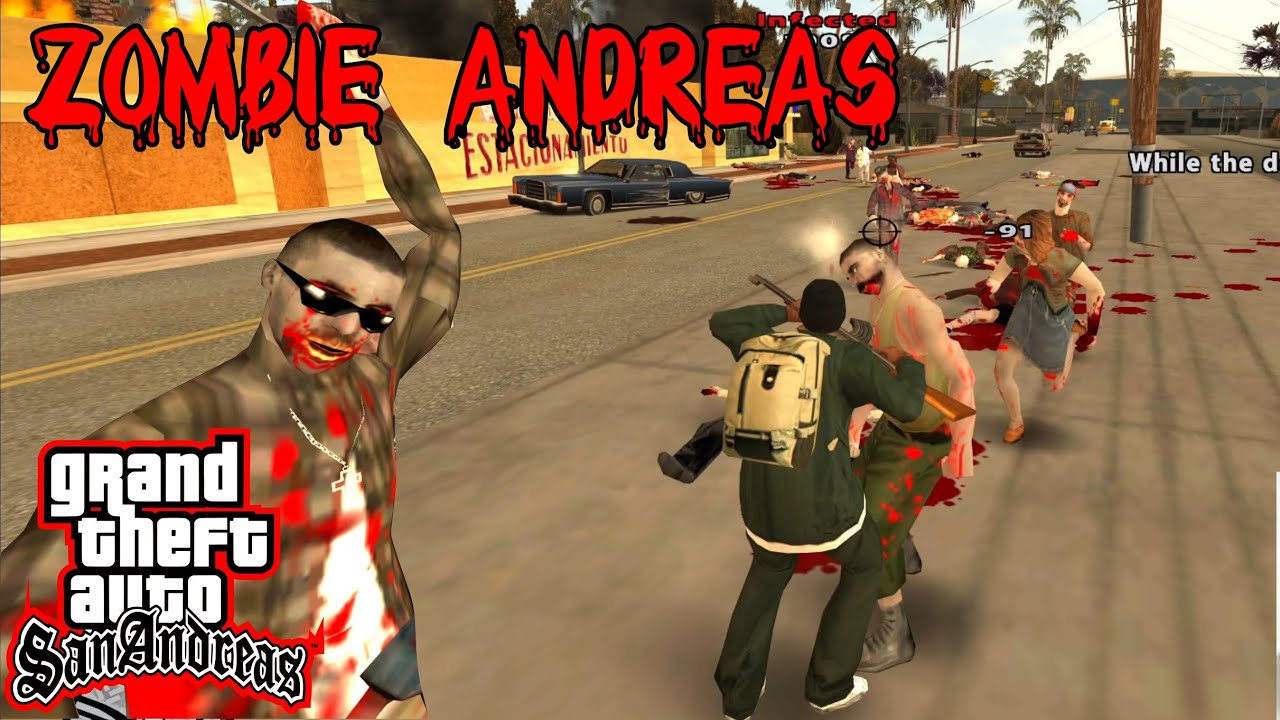 GTA ZOMBIE ANDREAS Ep 02 MOD COMPLETO Zumbis em San Andreas Apocalypse