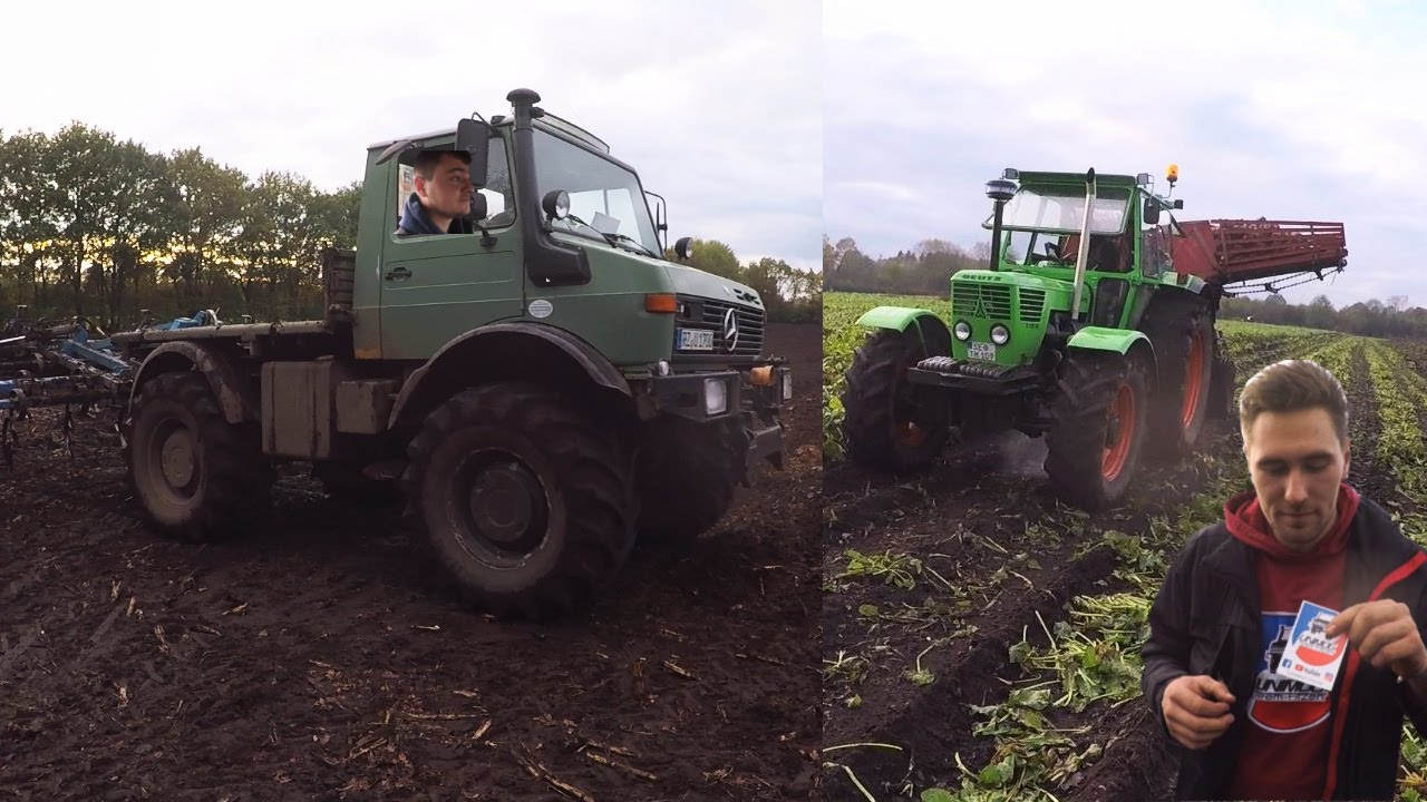 Unimog U1700 mit Federzinkenegge | U1300 | U411 | Deutz 13006 | Oldtimerpflügen Großenaspe 2019