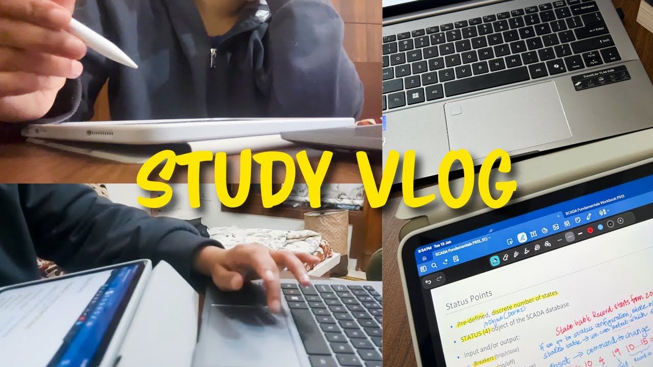 STUDY VLOG📚 | ft. working corporate edition