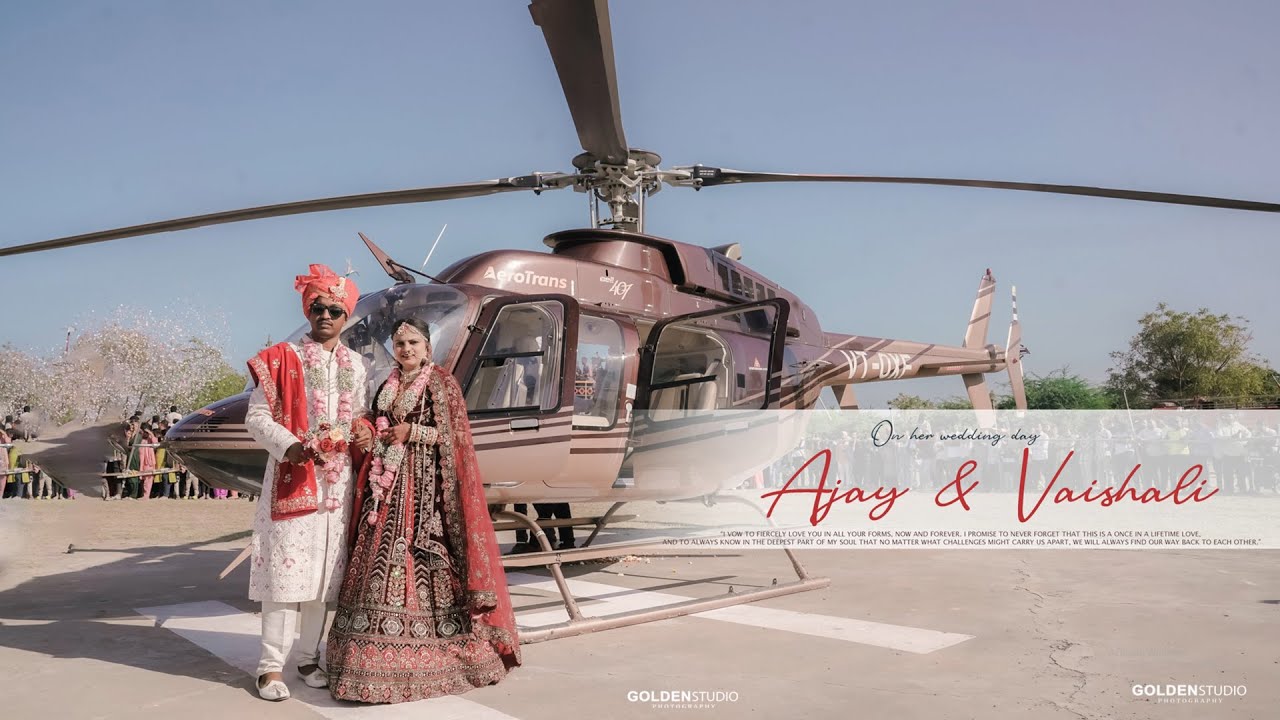 AJAY WEDS VAISHALI  I HIGHLIGHT I  GOLDEN STUDIO I 2025