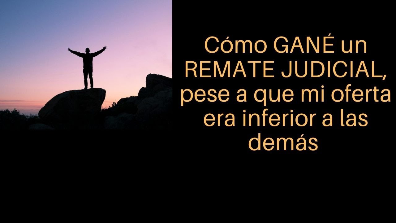 Cómo GANÉ un REMATE de un terreno, pese a que mi OFERTA era inferior a las demás