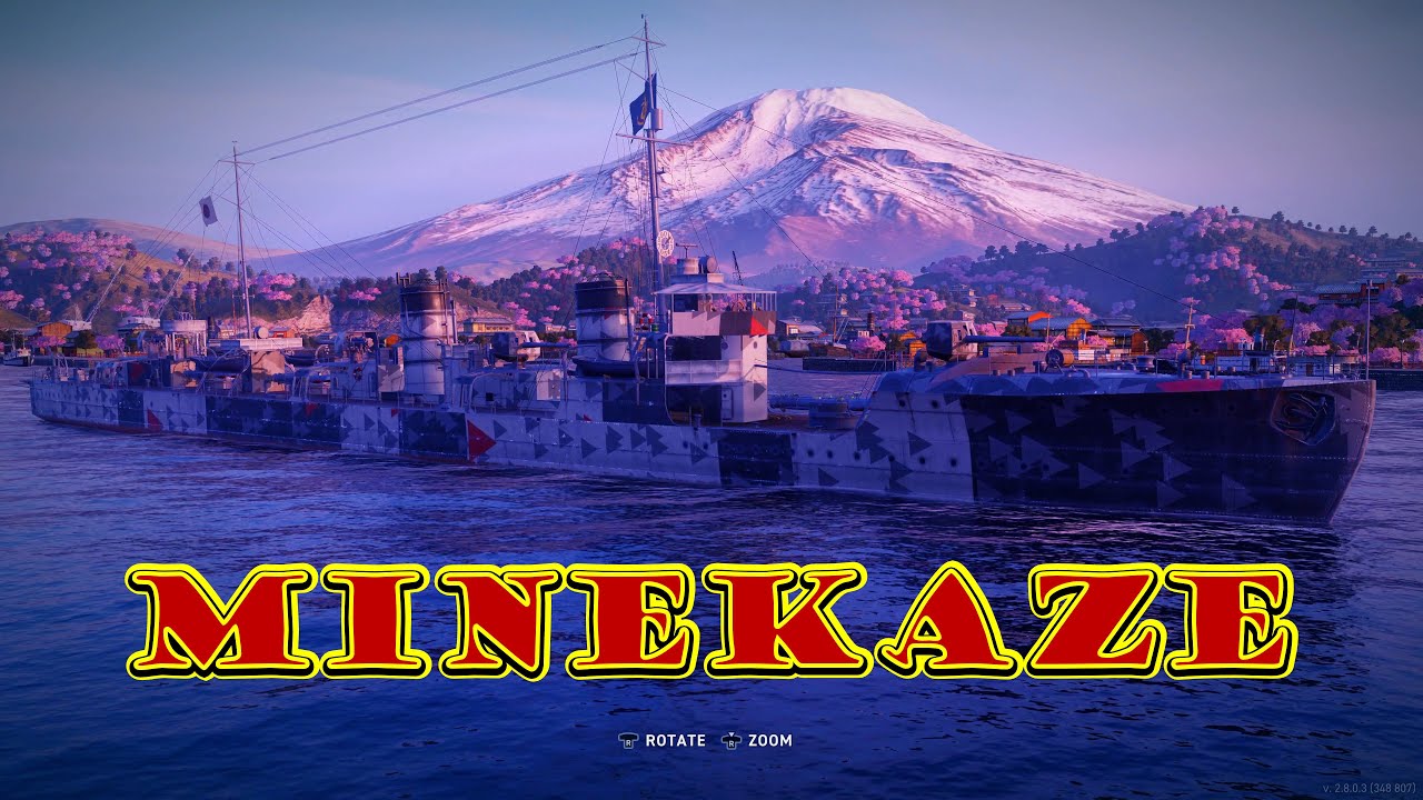 Meet The Minekaze! Tier 4 Japanese Destroyer 