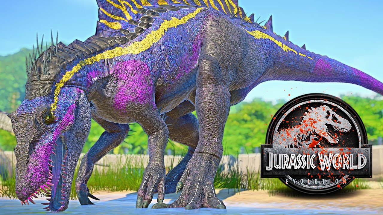 Inspinedoraptor, Megalodon, Triwervelsaurus, Tarbosaurus Dinosaurs Fight 🌍 JURASSIC WORLD EVOLUTION