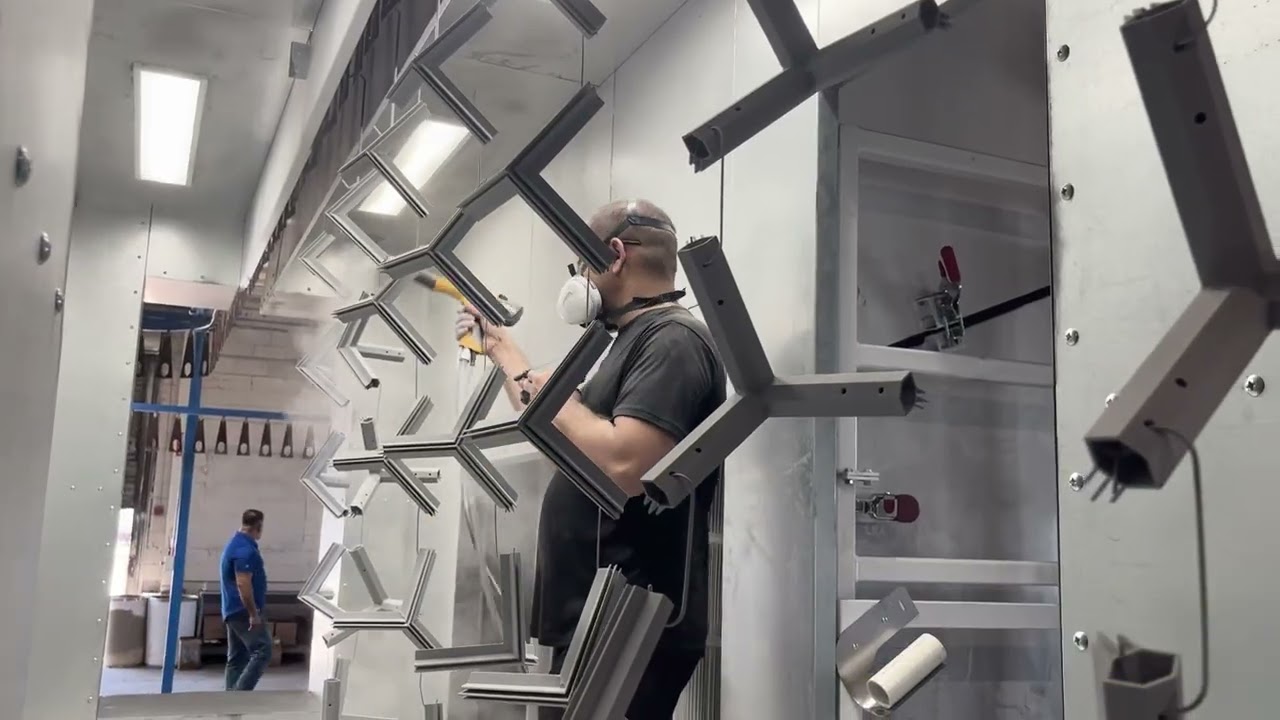 Powder Coating Line Tour - How it's made