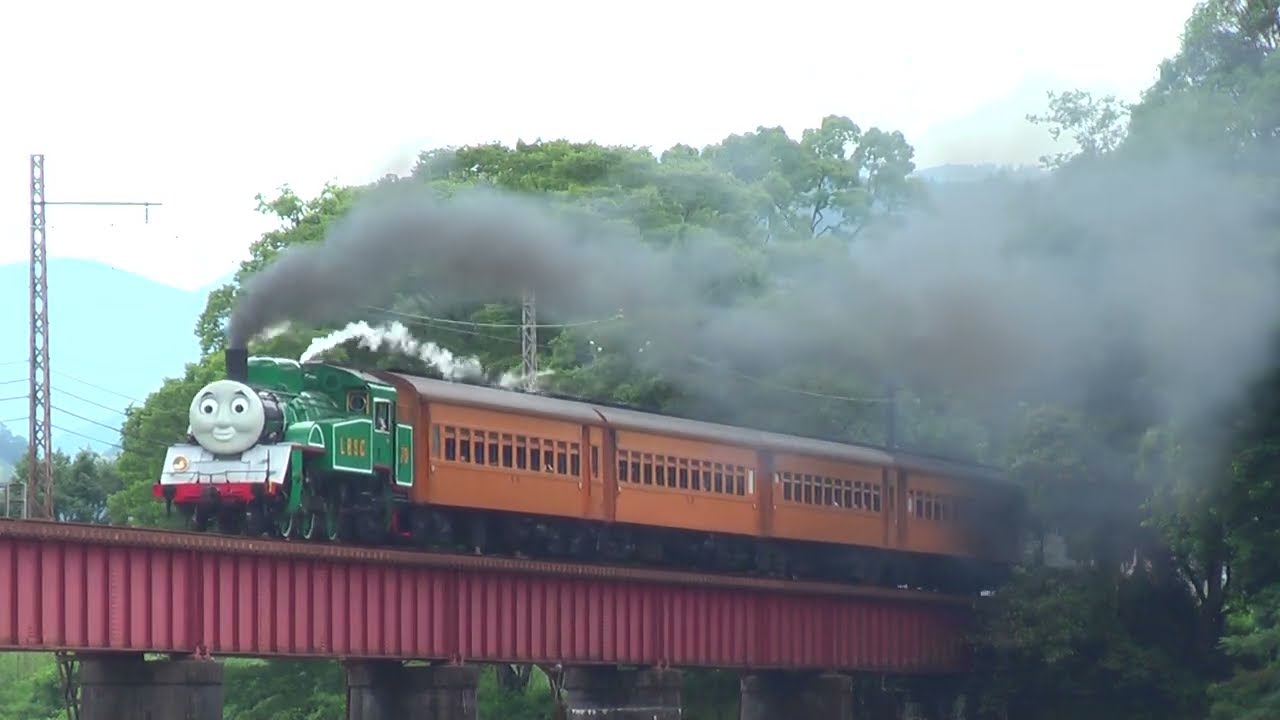 2021/06/28 みどりのトーマス号 大井川第一橋梁