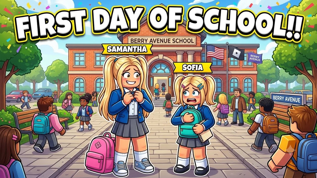 FIRST DAY OF ELEMENTARY AND MIDDLE SCHOOL!! ( Berry Avenue RP) They grow fast