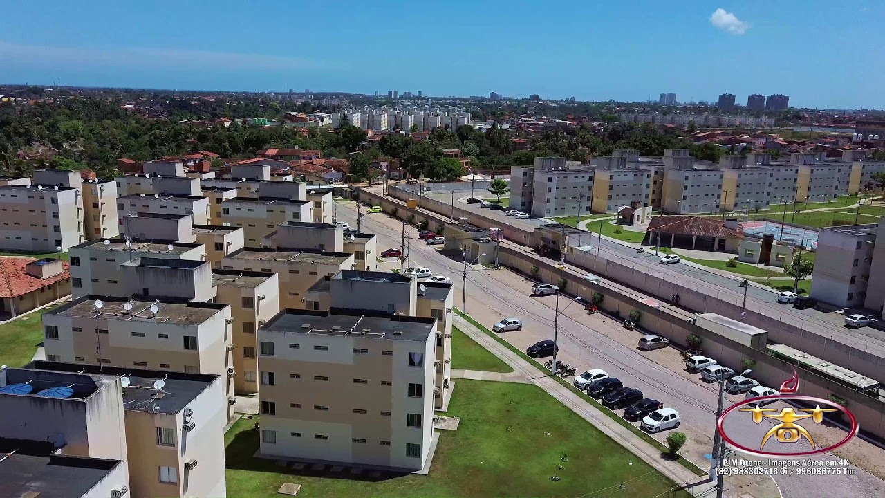 Do Shopping Pátio - até o final do Benedito Bentes - Maceió AL - Visto de Cima em 4K FIMI X8 SE