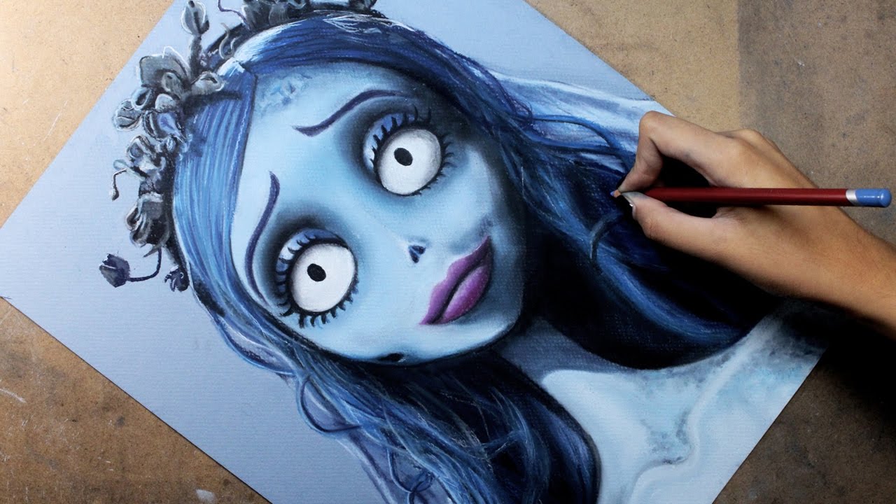 Speed Drawing: Emily (Corpse Bride /  El Cadáver de la Novia) | Diana Díaz