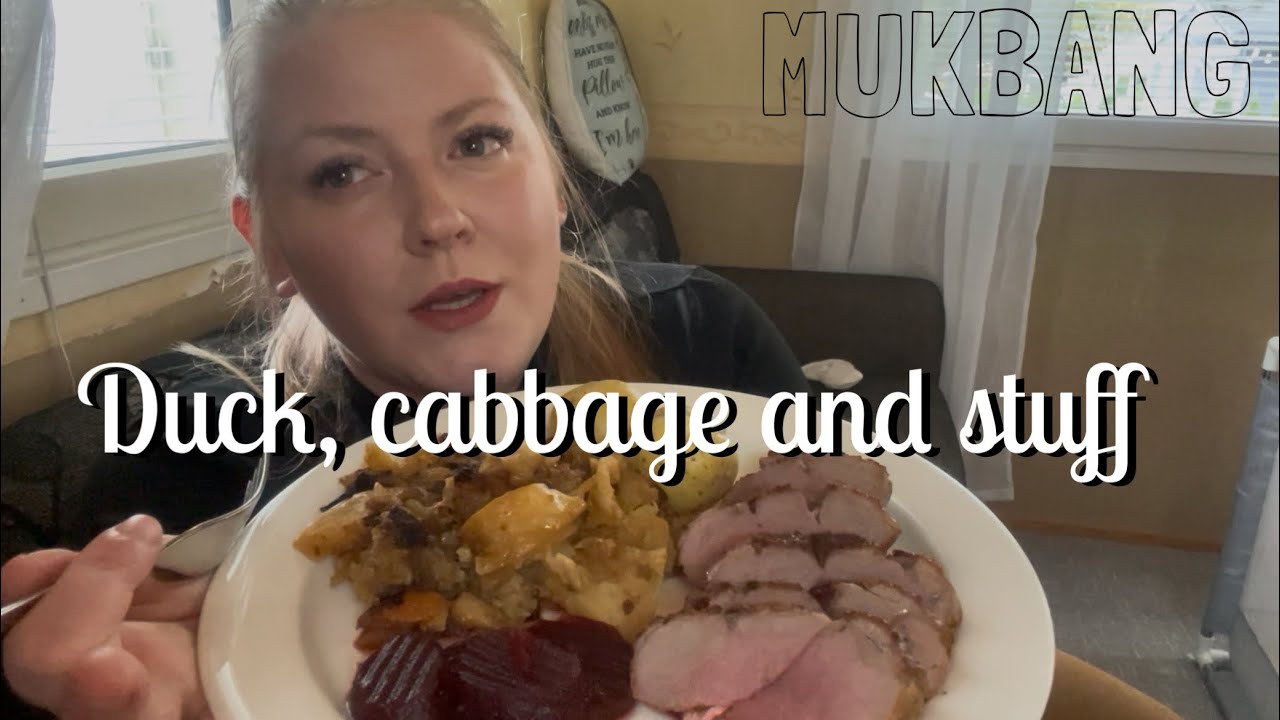 МУКБАНГ Утка, капуста и прочее