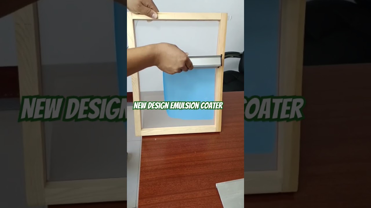 silk screen printing photo emulsion coater #screenprinting #screenprint