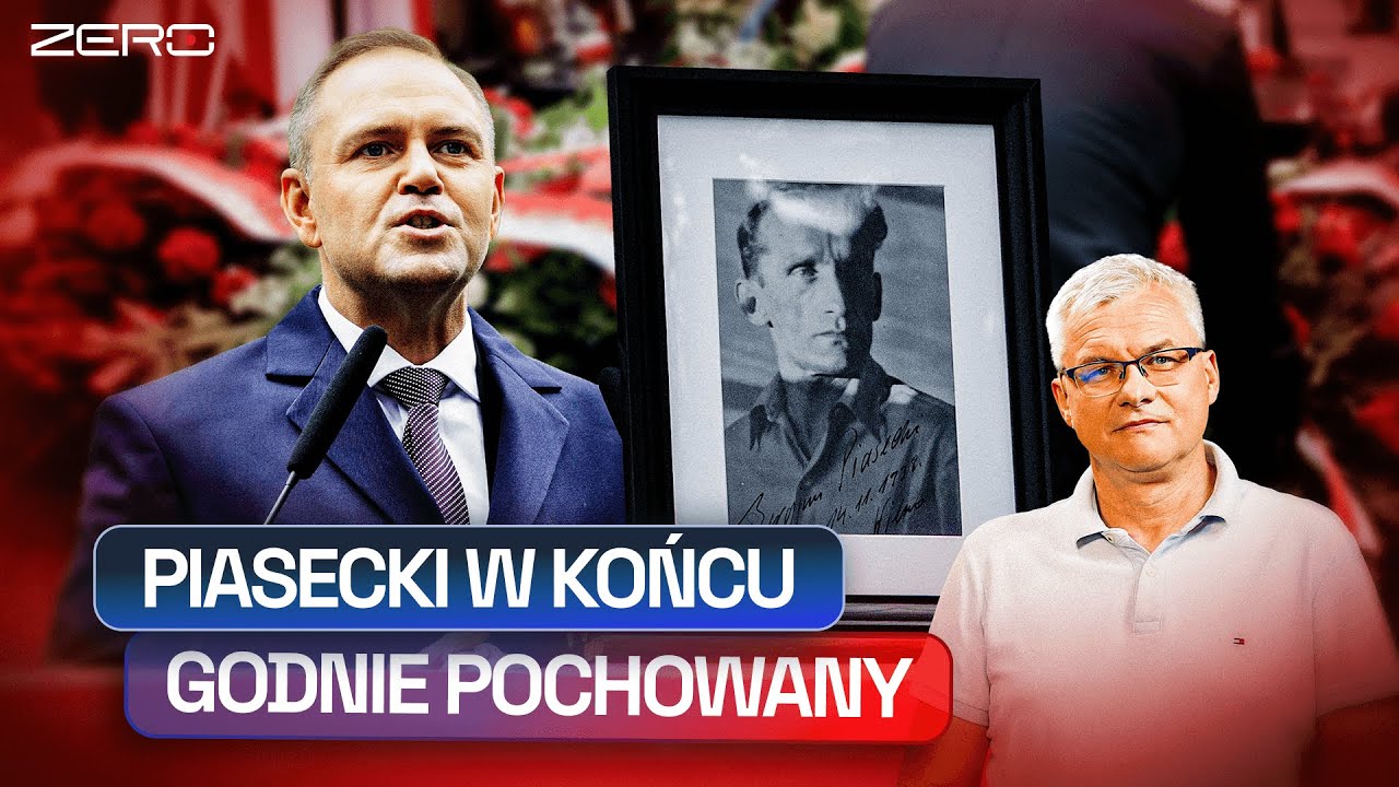 POWT&Oacute;RNY POGRZEB SERGIUSZA PIASECKIEGO. NA POWĄZKACH BYŁ PREZYDENT KAROL NAWROCKI