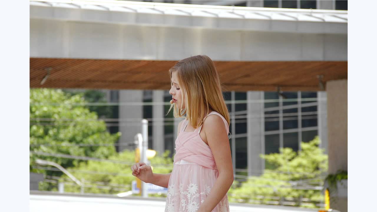 Jackie Evancho - Performs at Yonge & Dundas Square Toronto