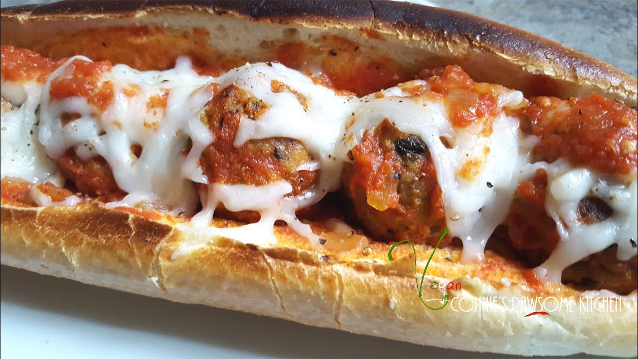 BEST EVER VEGAN ITALIAN MEATBALLS + bonus sauce recipe! | Connie's RAWsome kitchen