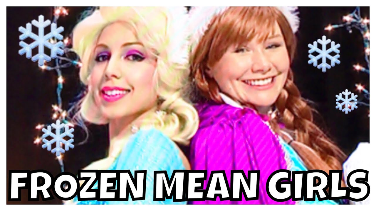 Frozen Elsa and Anna songs and dance "Jingle Bell Rock" Mean Girls