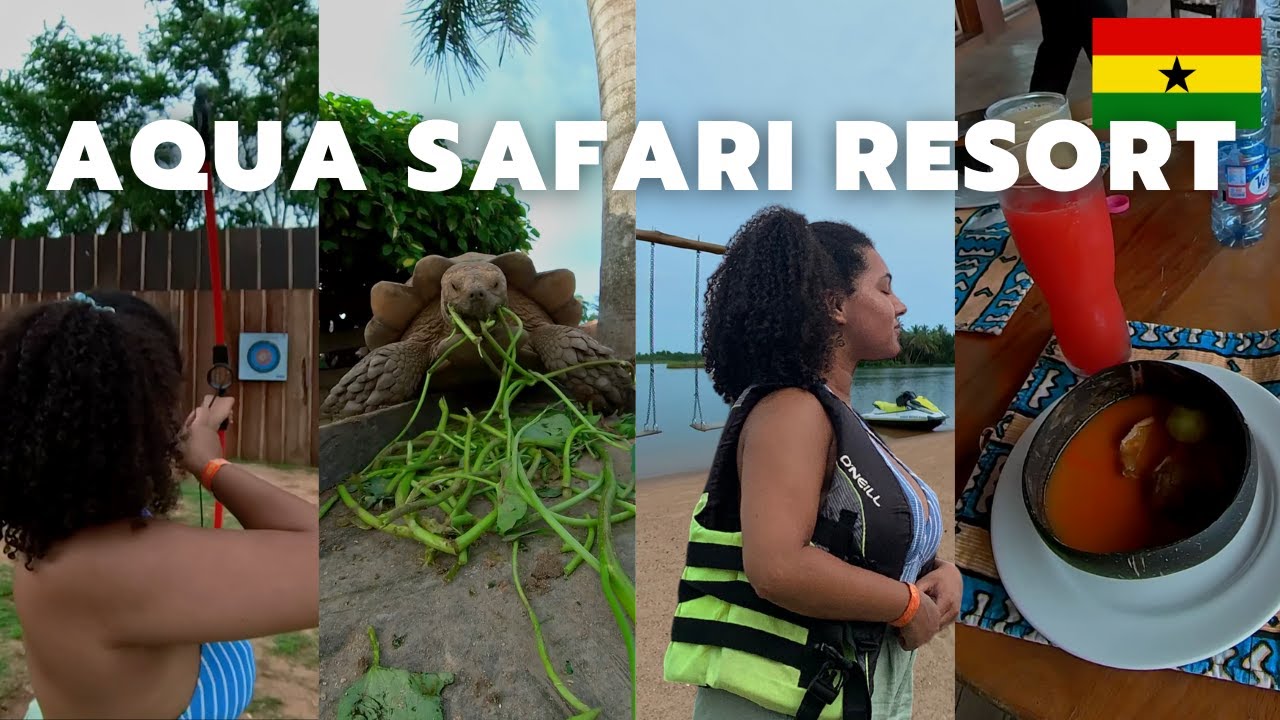 NANA-AMA DOWSETT IN AQUA SAFARI RESORT ADA GHANA 🇬🇭