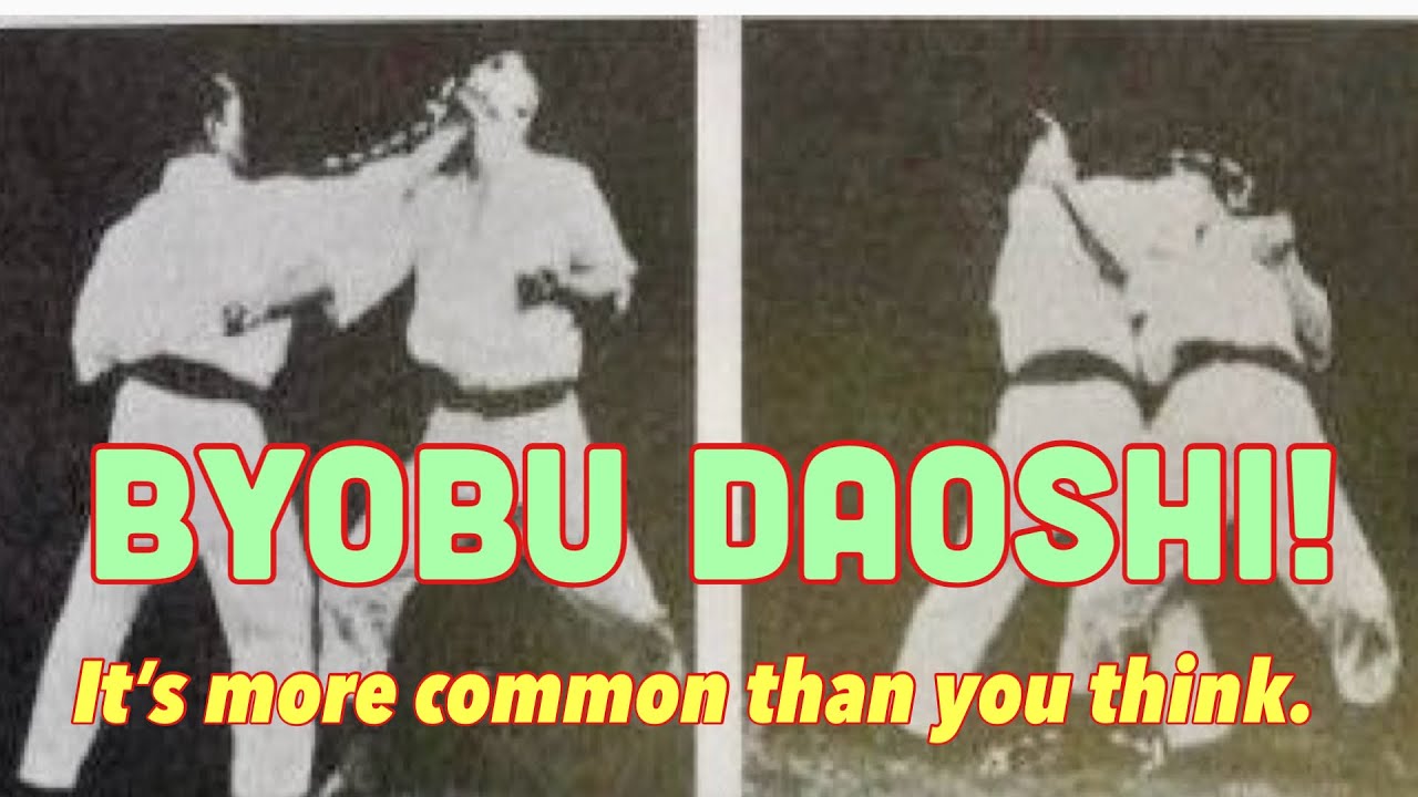 BYOBU DAOSHi, Funakoshi’s First throw.  @davidskaratetips.7306 