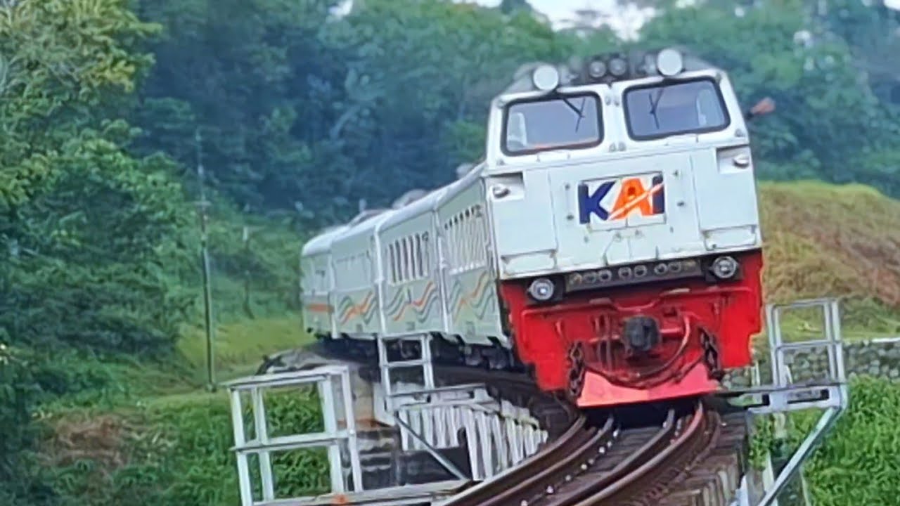 KERETA API PANJANG‼️ HUNTING 30 KERETA API NGEBUT DI PERLINTASAN MENIKUNG