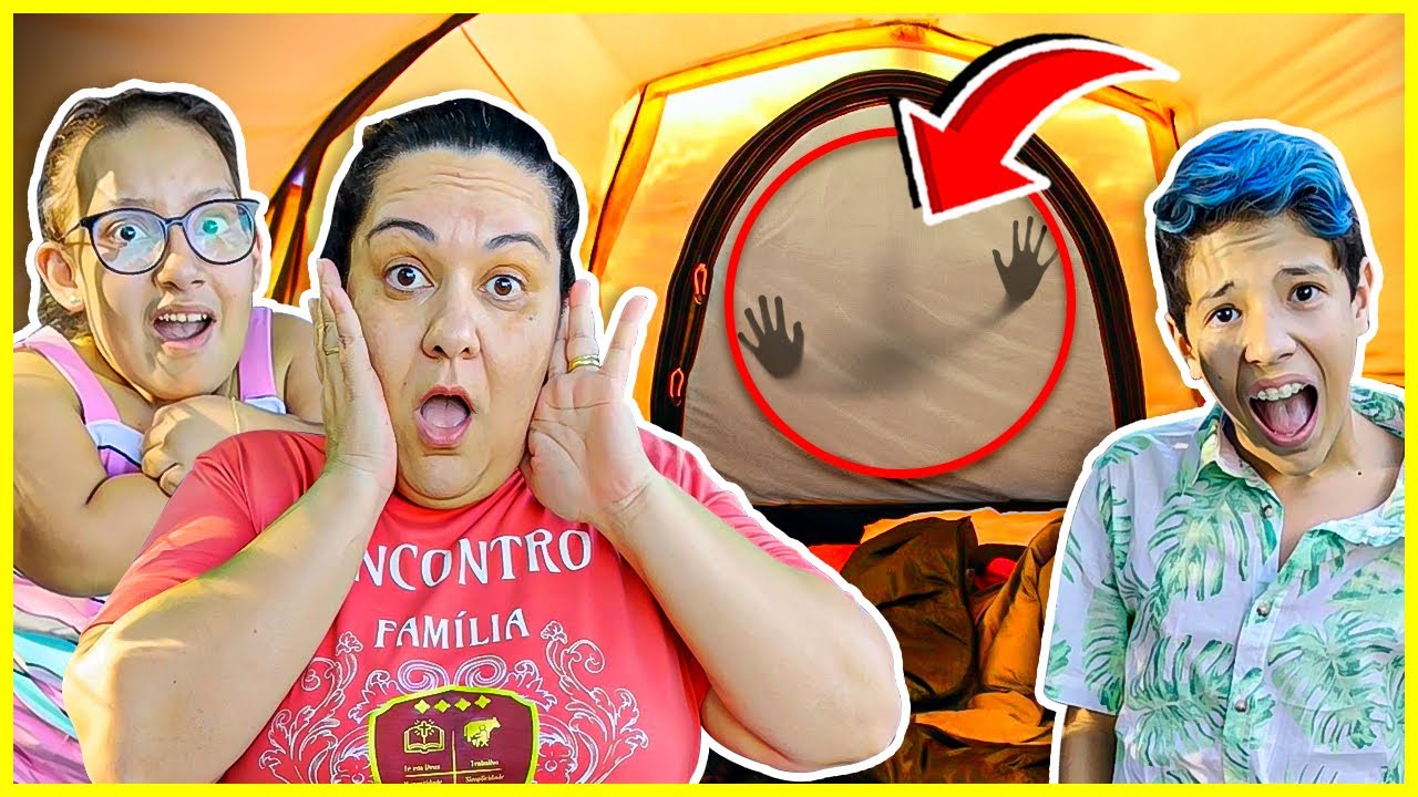 Sombra misteriosa no nosso acampamento | Por essa ninguém esperava!!! Clau Santana