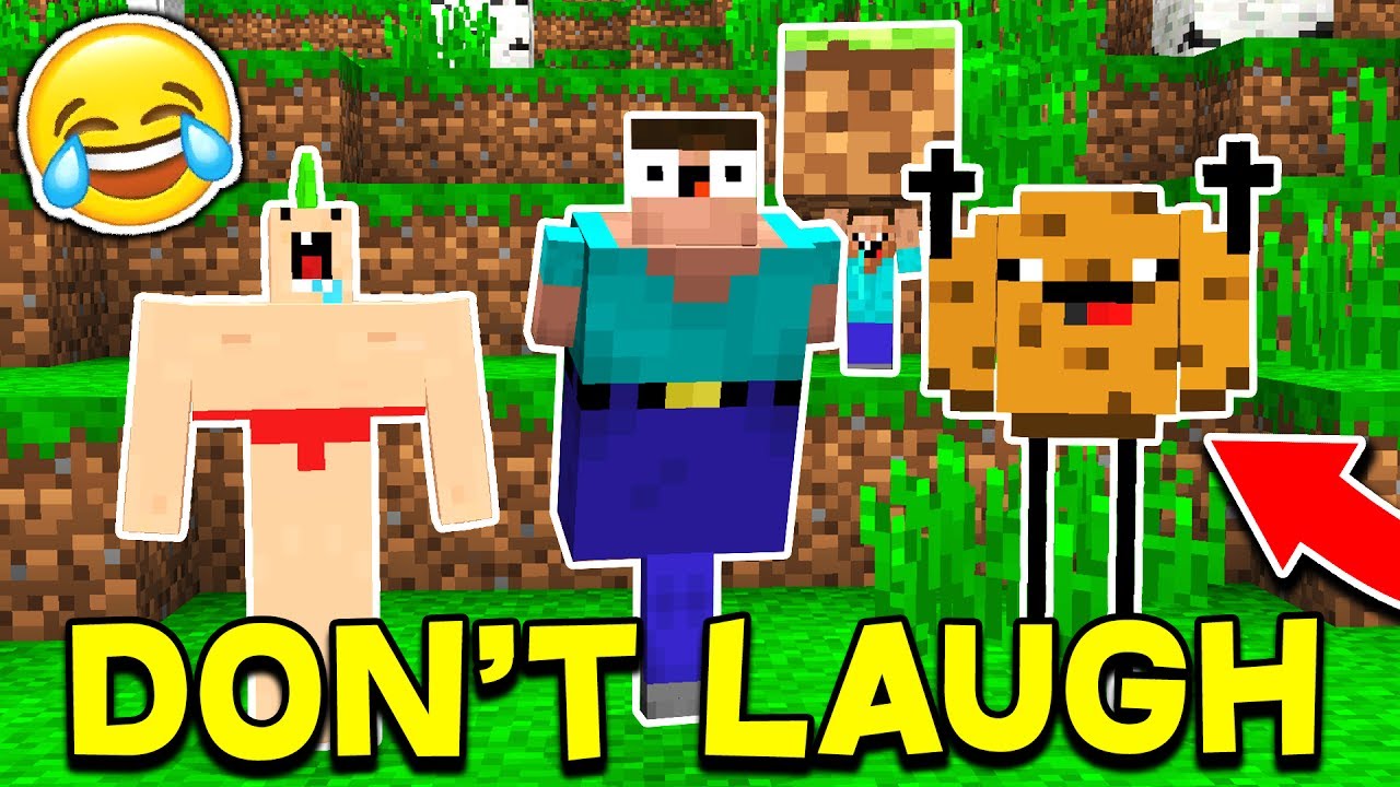 BEST TRY NOT LAUGH CHALLENGE... WITH UNSPEAKABLEGAMING & MOOSECRAFT! (Minecraft Edition)