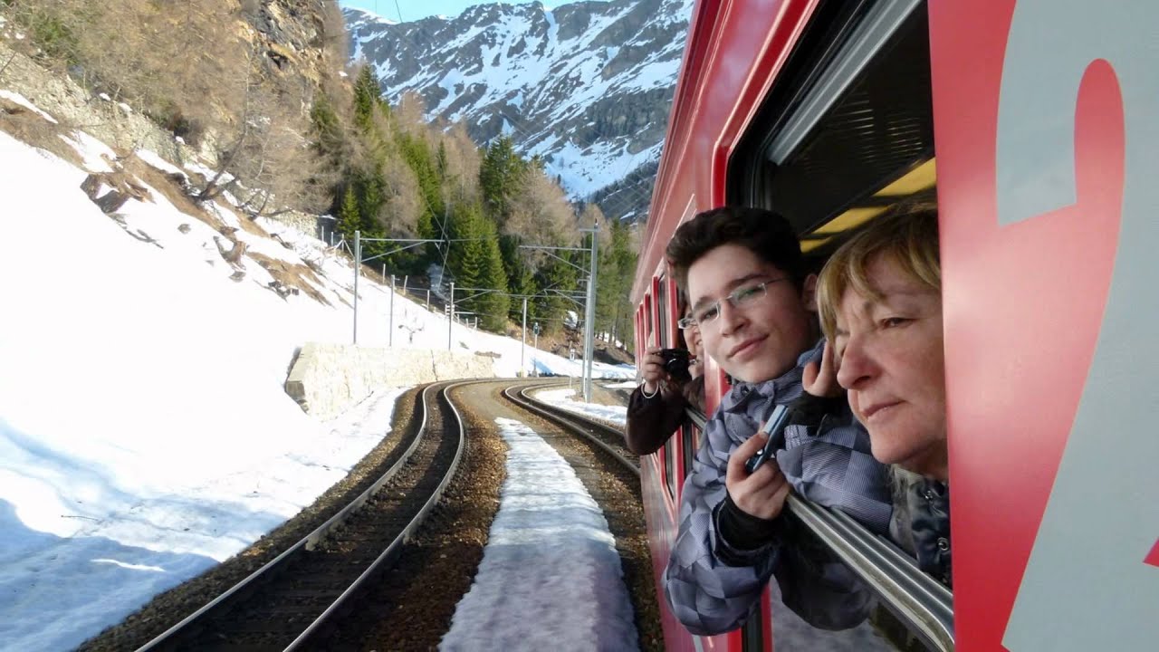 IL TRENINO ROSSO DEL BERNINA  Tirano - St.Moritz  [Full HD]