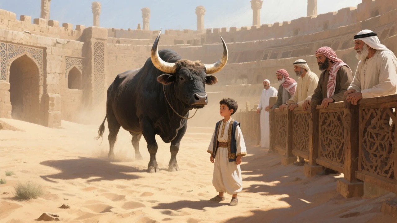 الرجل اتهم زوجته بالخيانة لإنجاب ثلاثة توائم لا يشبهونه .. وبعد 5 سنوات عادوا أمام قصره بزي رسمي !