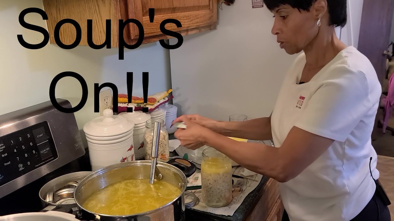Canning My Famous Chicken Noodle Soup!!!