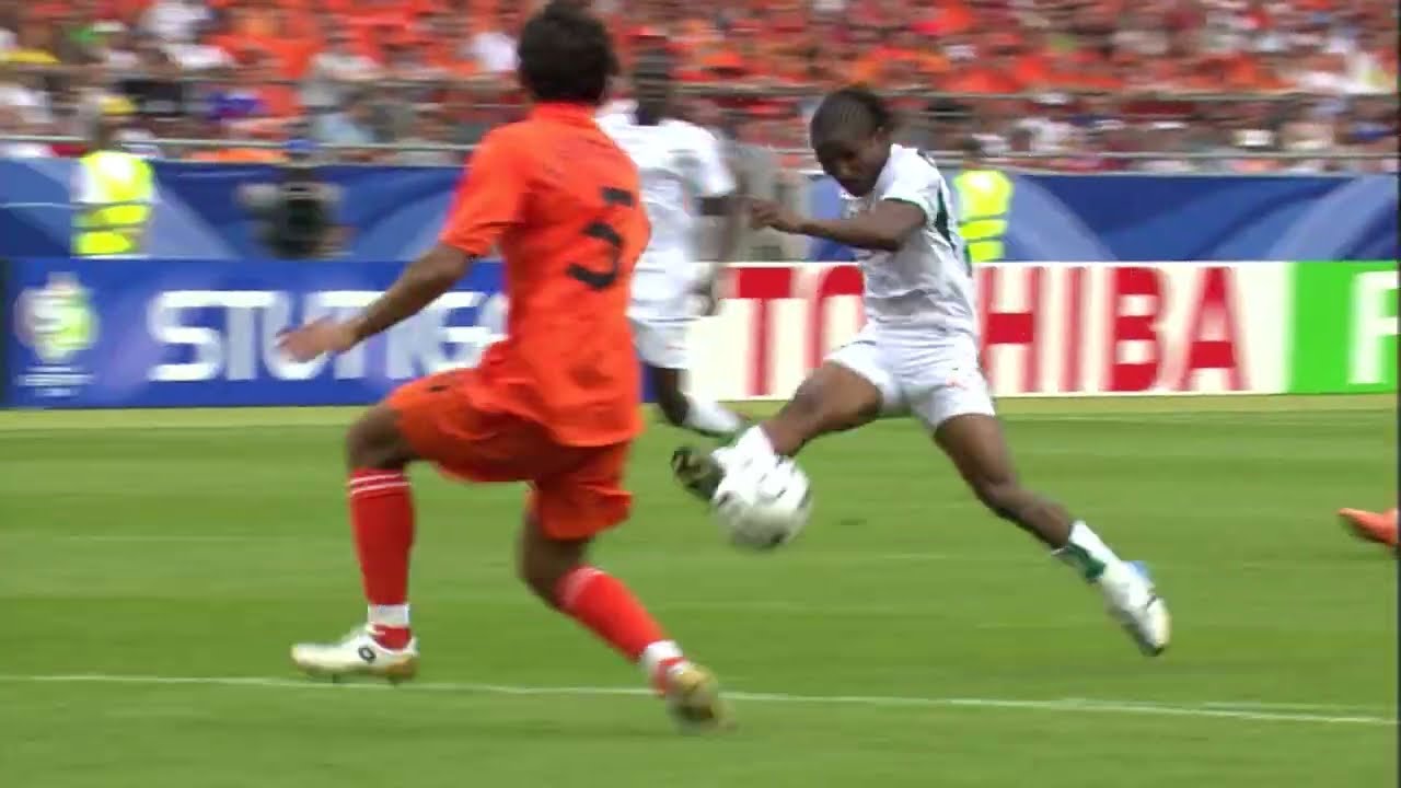 World Cup 2006  Netherlands Cote D'Ivoire  2 1  Bakari Kon&eacute;