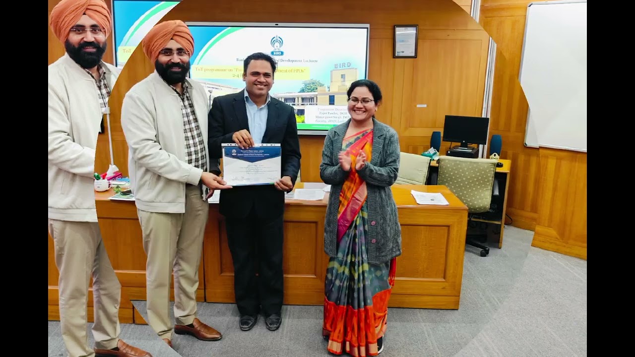 #Training_Of_Trainer_Promation_and _development_of_FPO#BIRD#NABARD