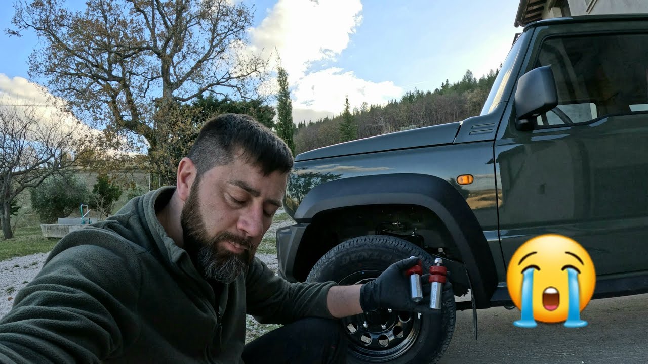 Butto via le Prolunghe Ammortizzatori Anteriori del Nuovo Suzuki Jimny Pro