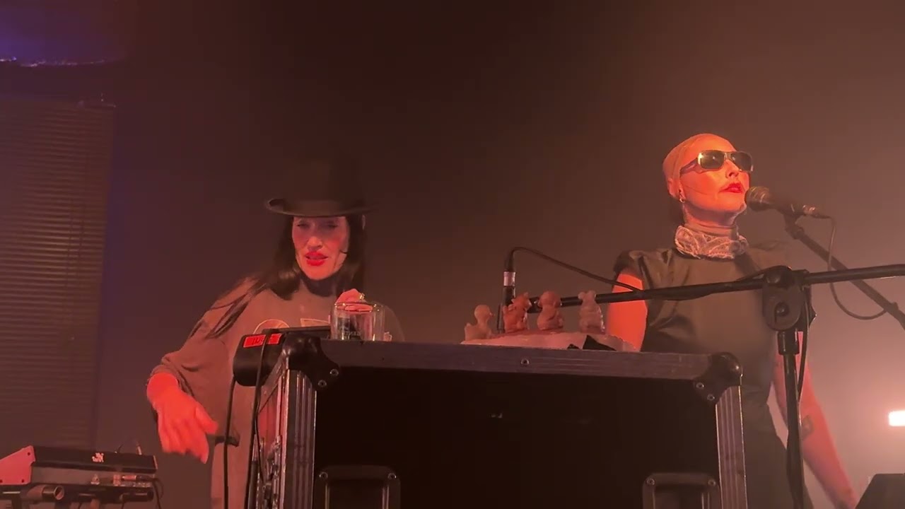 CocoRosie sing “Give it to the Wind”  at Jazz club Hipnoza, Katowice Poland 16th Nov 2025 