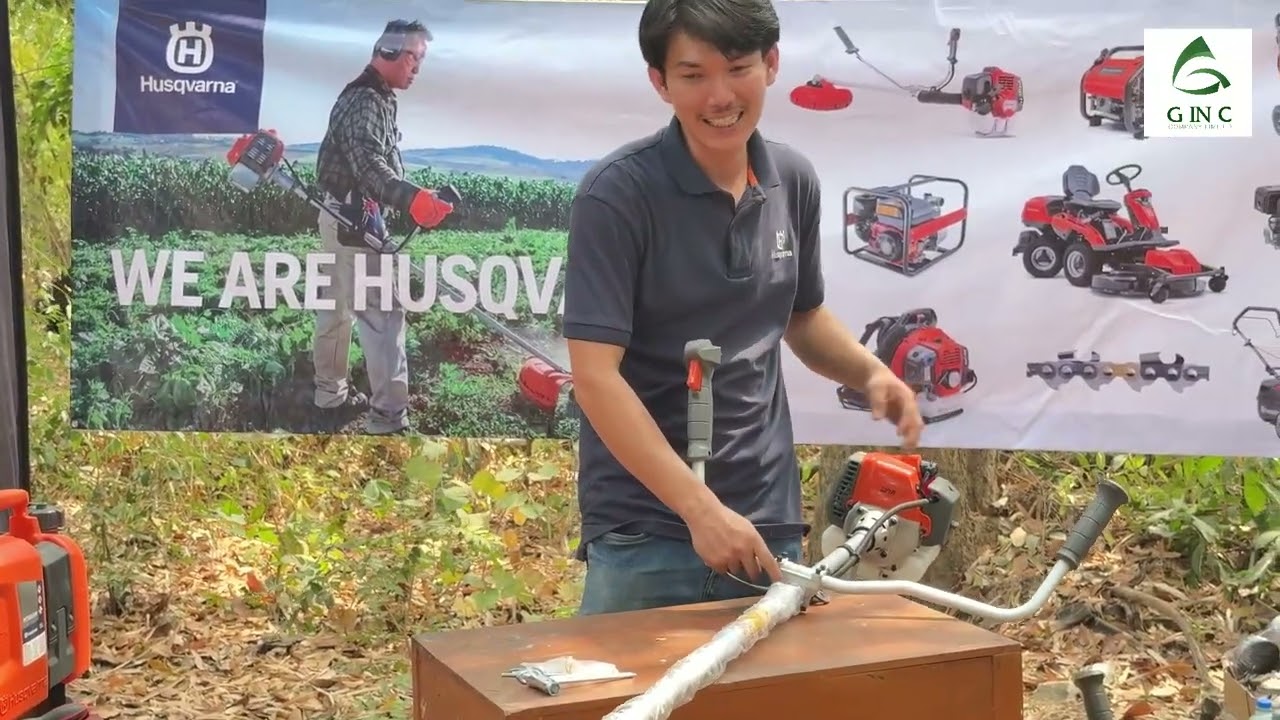 เปิดกล่อง : เครื่องตัดหญ้า แบรนด์ฮุสวาน่า (HUSQVARNA) รุ่น 321R โดย บริษัท จีอินซี จำกัด