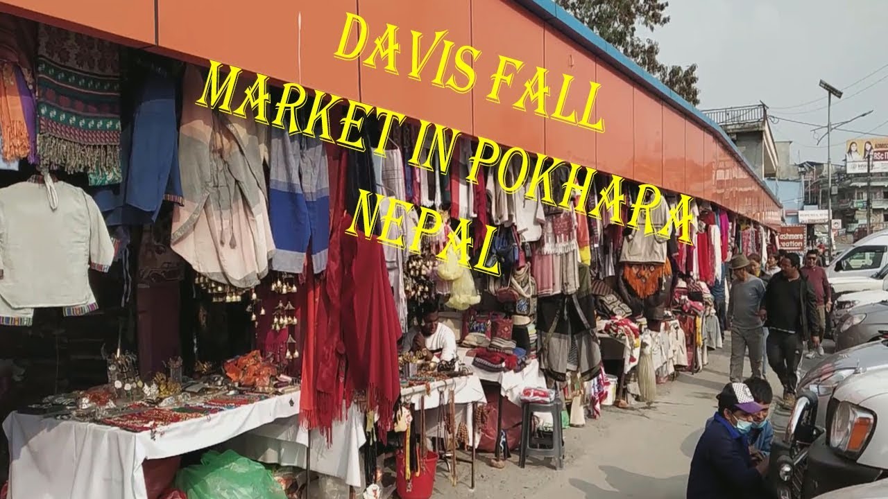 Davis Fall Market In Pokhara, Nepal | Amazing Street Shopping In Pokhara | Nepalese Market