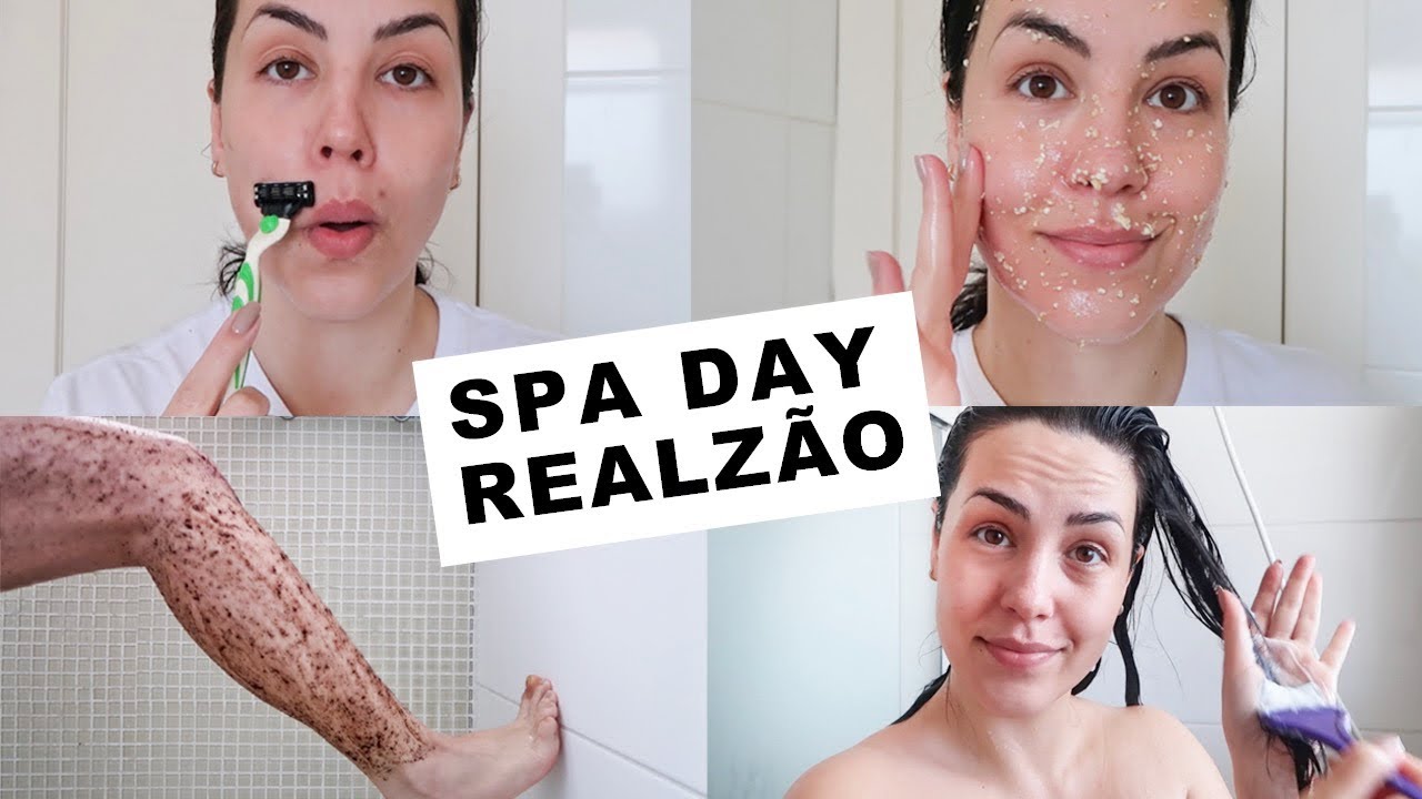 SPA DAY DA NECESSIDADE EM CASA - COM RECEITAS CASEIRAS