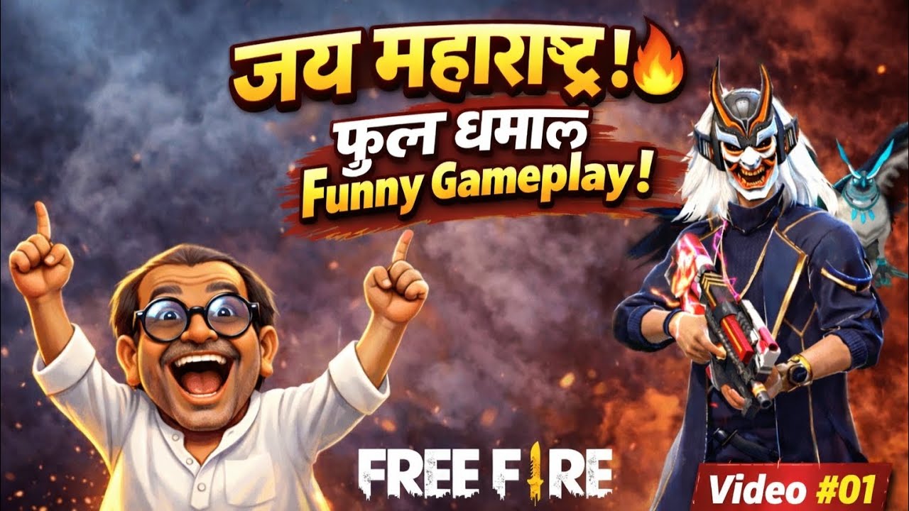 Marathi Free Fire 🔥 | Gameplay | Full Rush Gameplay | #freefire #ffmarathi #freefireindia