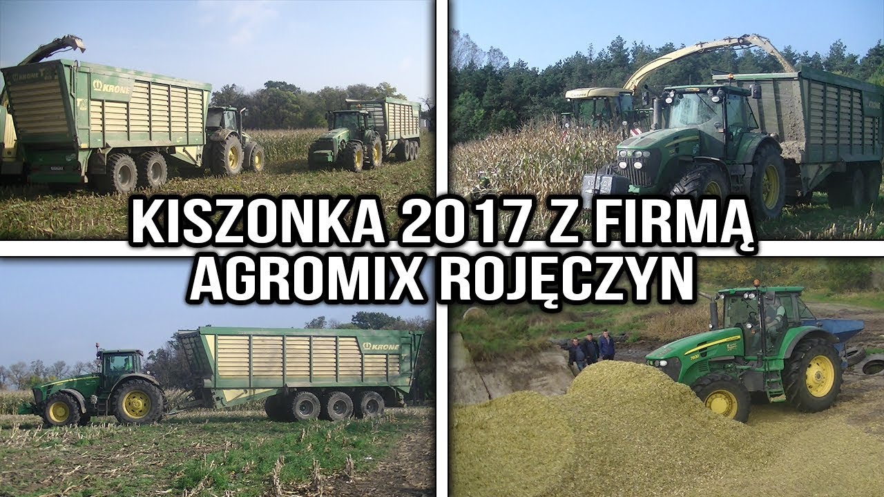 Kiszonka 2017 z firmą Agromix Rojęczyn! | Krone BIG, JD, MF, NW