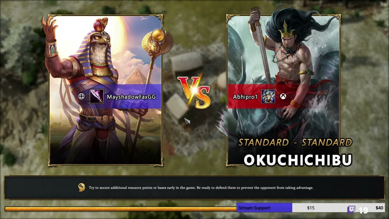 Eggyptian God Ra Full Elephants Vs Japanese Match up  in age of Mythology Retold