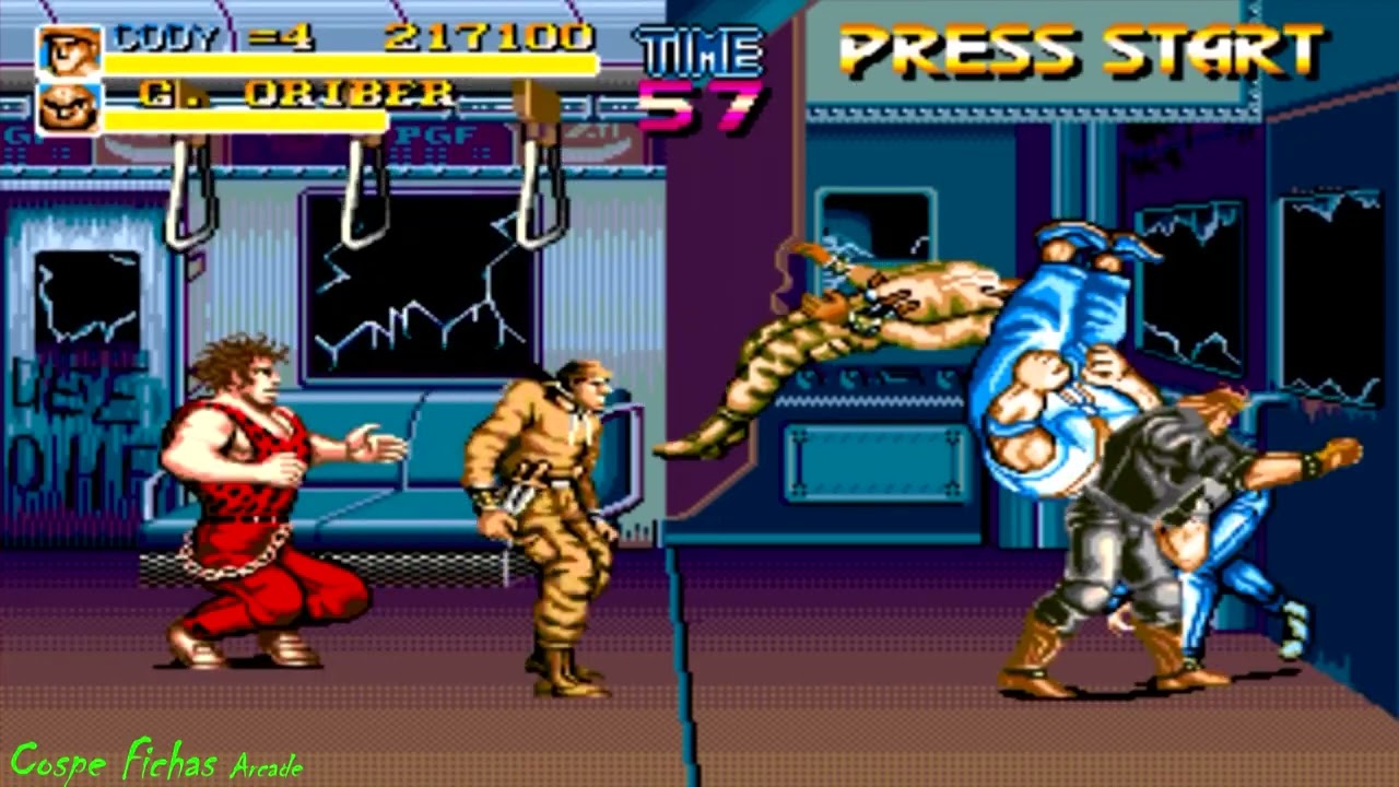 Final Fight - Cody (Mega Drive) 1 Credit