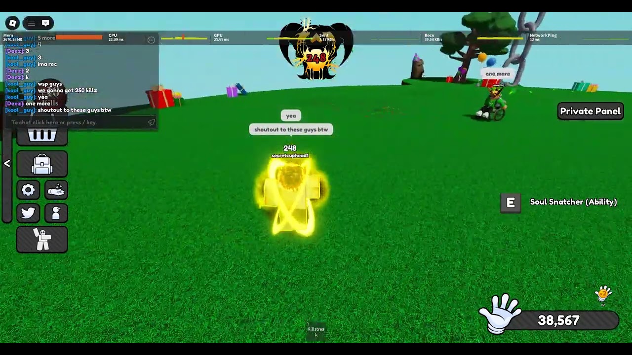 getting 250 kills in slapbattles!!!!!