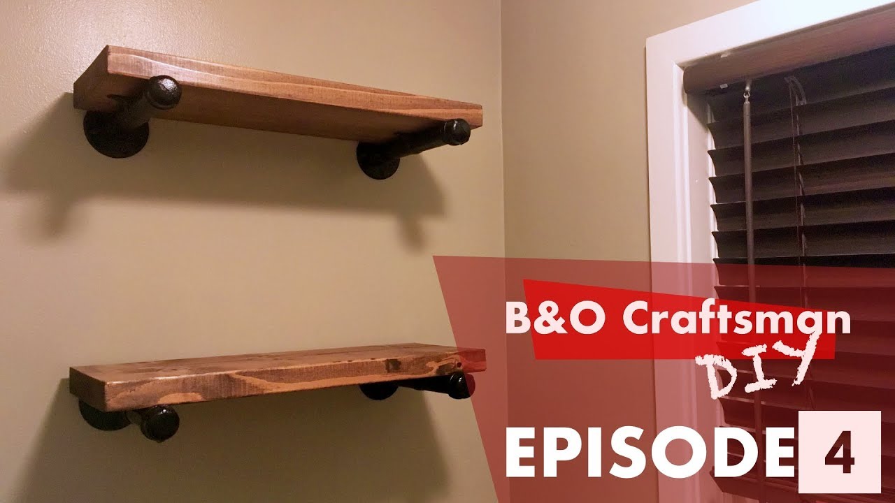 How to Make a Industrial Pipe Shelf : S1 E4